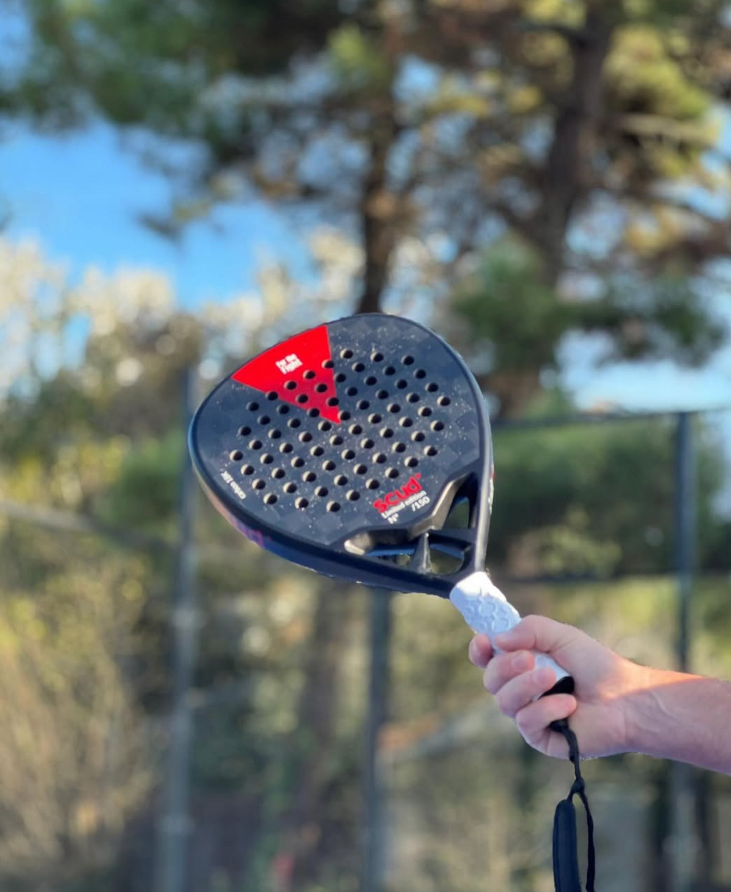 The scud® Padel Racket - Limited Edition - Black - Carbon 18k
