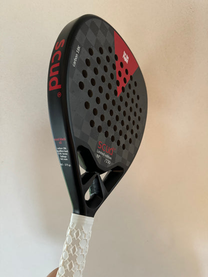 The scud® Padel Racket - Limited Edition - Black - Carbon 18k